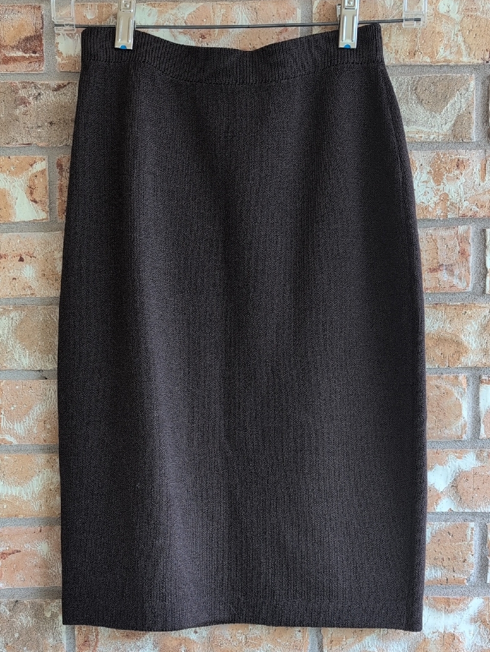 Brown 🤎 St. John by Marie Gray Vintage Knit Pencil Skirt